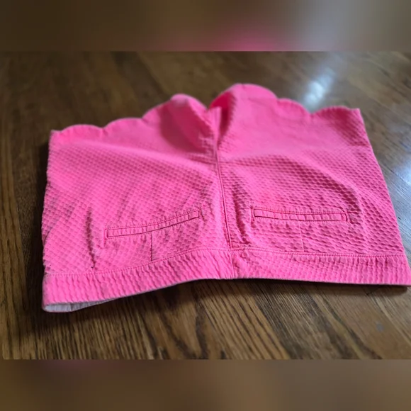 Lilly Pulitzer Pink Scalloped Women Shorts Size 6 - Picture 7 of 7